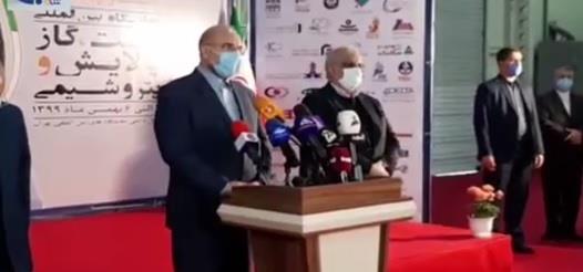 محمدباقر قالیباف، رئیس مجلس شورای اسلامی پس از بازدید از بیست‌وپنجمین نمایشگاه نفت، گاز، پالایش و پتروشیمی: