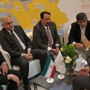 Iraqi Delegation Visit PEDC Booth at Iran Oil Show 