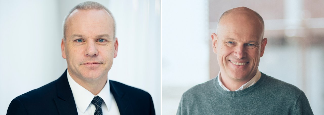 Anders Opedal (left), executive vice president for Technology, projects & drilling, and Arne Sigve Nylund, executive vice president for Development & production Norway. (Photos: Ole Jørgen Bratland / Equinor ASA)