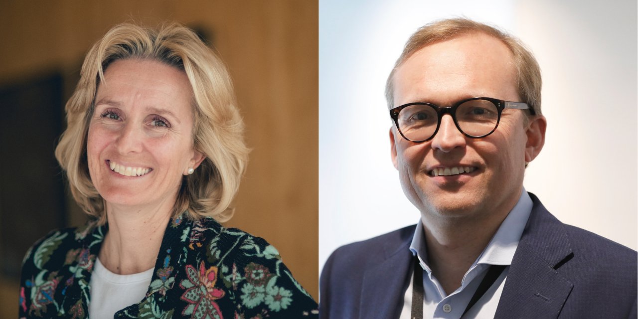 Irene Rummelhoff (left), Equinor’s executive vice president for Marketing, Midstream and Processing (MMP) and Kjetil Johnsen, vice president for the shipping, ship technology and vetting unit.