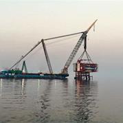 First offshore Platform of SP 22 to 24 Installed