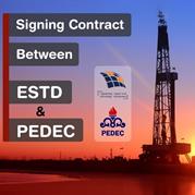Signing contract between ESTD & PEDEC