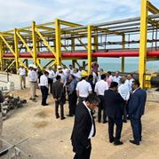 Foreign Ministry Official Visits PEDC Projects