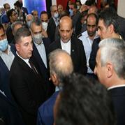 بازدید وزیر انرژی ارمنستان و مدیرعامل شرکت ملی نفت از غرفه هلدینگ گسترش انرژی پاسارگاد  