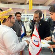 بازدید هیئت عمانی از غرفه هلدینگ گسترش انرژی پاسارگاد