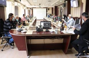 جلسه هماهنگی شروع عملیات حفاری میدان سیاهمکان و جابجایی دکل فتح 93
