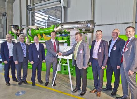 20,000th Jenbacher Gas Engine Ceremonially Presented to Milchwerke Oberfranken at Customer Event
