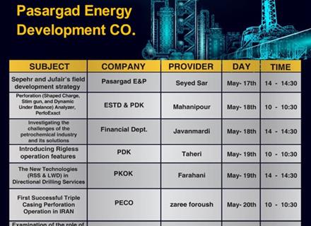 Those who are interested can visit Pasargad Energy Development company's booth.