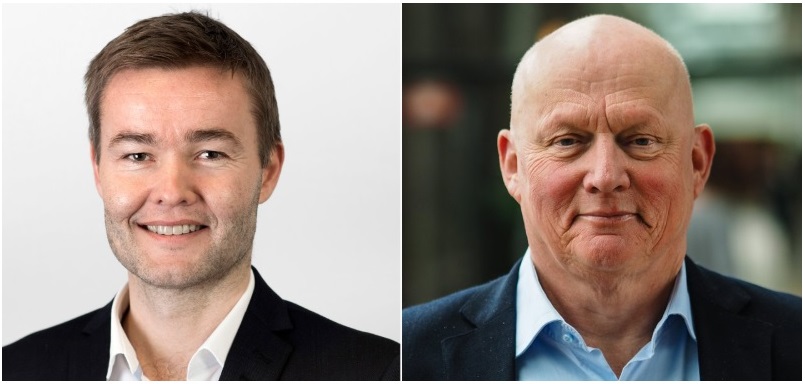 Trond Bokn (left), senior vice president for Johan Sverdrup, and Ståle Hanssen, responsible for engineering, installation and commissioning in the Johan Sverdrup project.